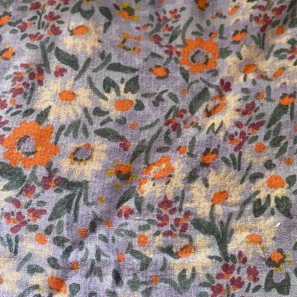 Lucky Brand Purple Floral Blouse - Picture 4 of 4